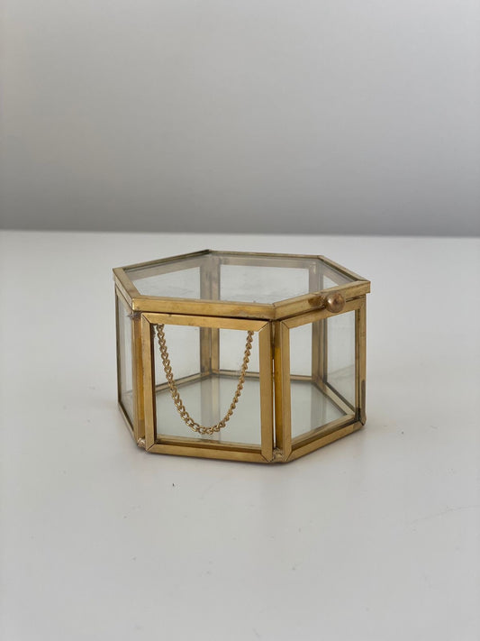 Caja hexagonal cristal