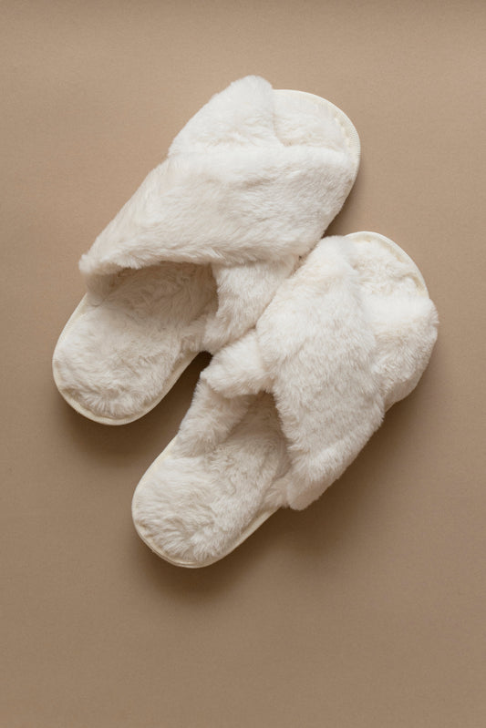 Pantuflas blanca